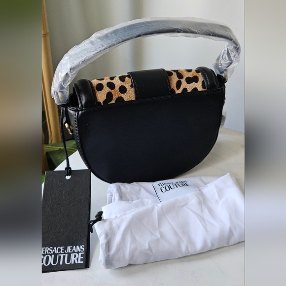 Versace Jeans Collection Leopard Print Crossbody Bag nwt - Picture 3 of 12